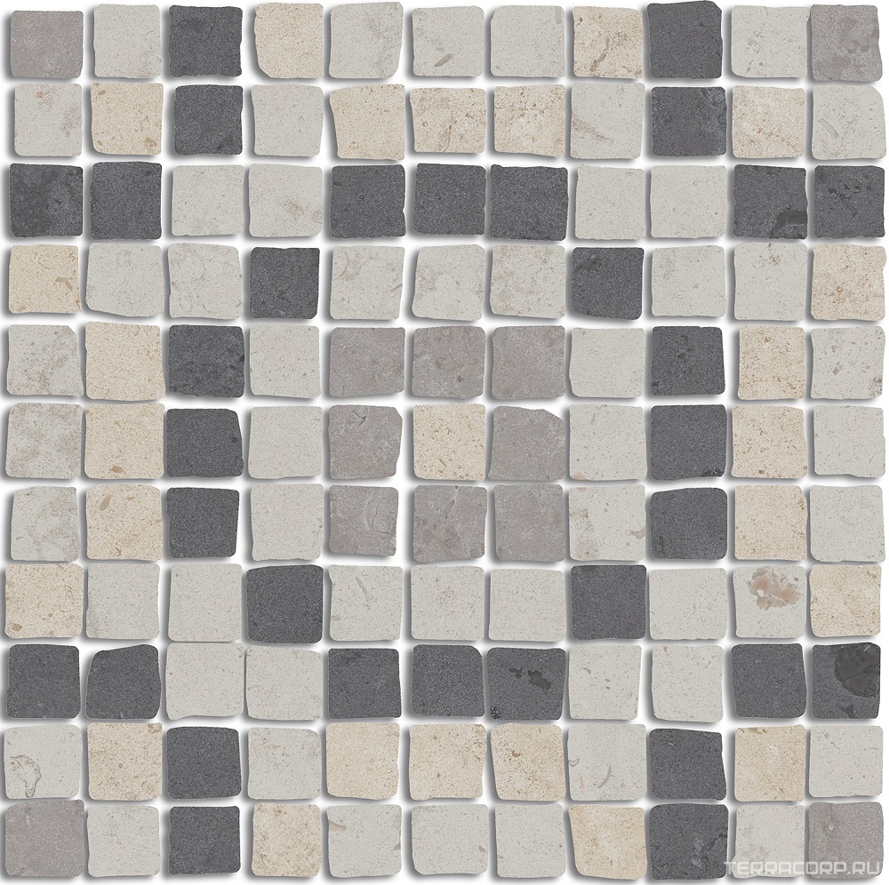 Декор Спакко 1 мозаичный матовый 20x20 Kerama Marazzi Про Лаймстоун Комбинированный, фото 7