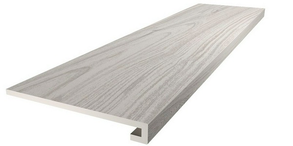 Ступень клееная  белый матовый обрезной 33x119.5 Kerama Marazzi Монтиони Белый 