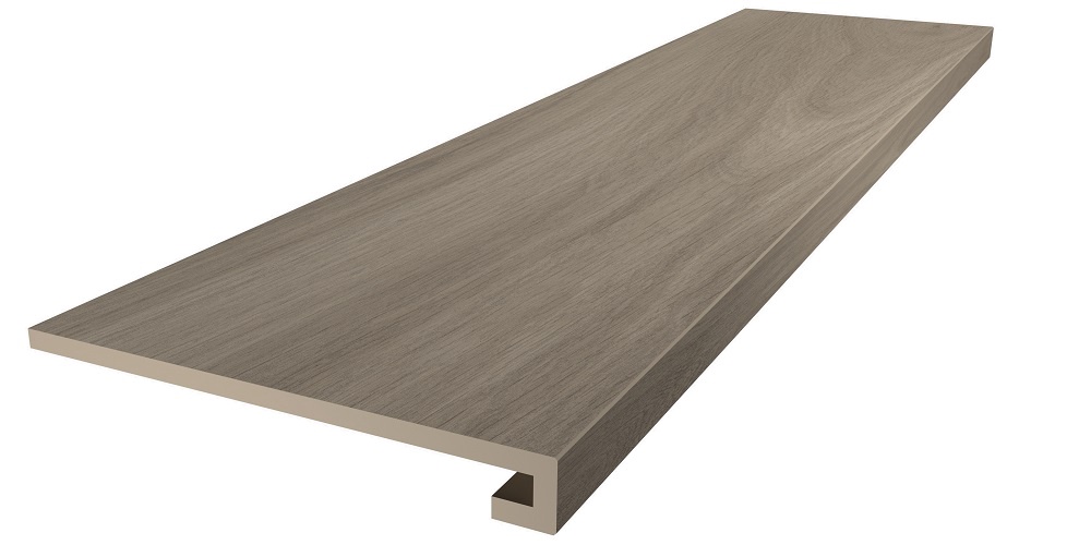 Ступень клееная коричневый светлый матовый обрезной 33x119.5 Kerama Marazzi Монтиони Коричневый, фото 7