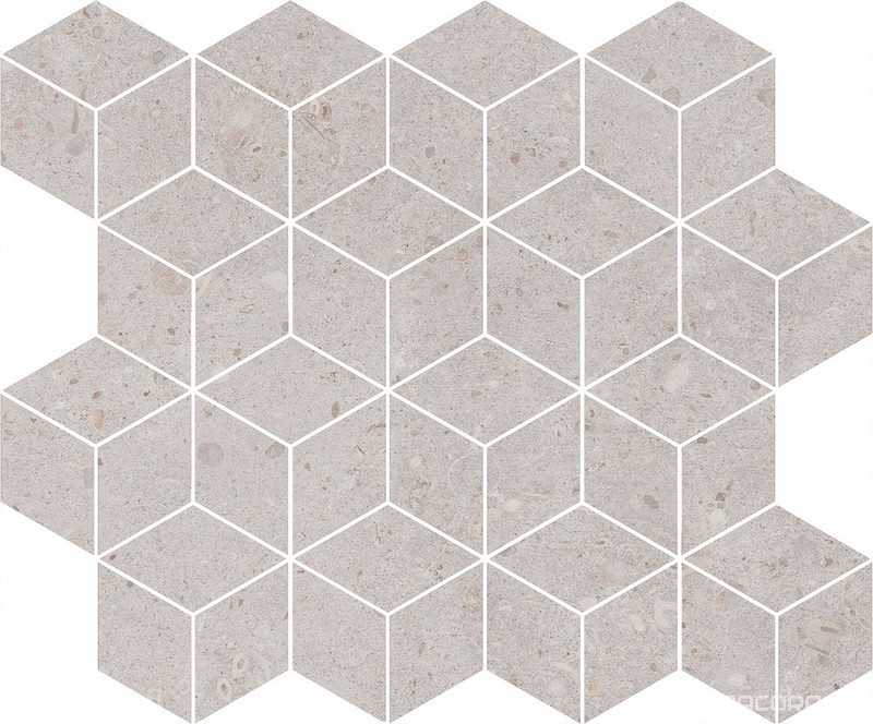 Декор мозаичный серый светлый матовый 37.5x45 Kerama Marazzi Риккарди Серый, фото 7