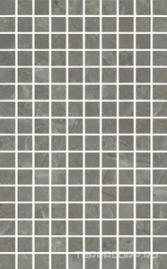 Декор  мозаичный серый глянцевый 25x40 Kerama Marazzi Кантата Серый 