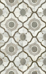 Декор  глянцевый 25x40 Kerama Marazzi Кантата Комбинированный 