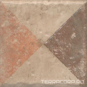 Керамическая плитка Kerama Marazzi Спартель KMD3STA040GN Декор  4 бежевый матовый 9,8x9,8x0,7 Бежевый 
