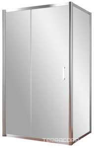 Душевое ограждение  TUR NOVO 125*110 (111-115) 08 01+ покрытие Brite, профиль глянцевый хром, стекло прозрачное, ZZ Vegas Glass ZP+ZPV ZP+ZPV TUR NOVO 125*110 (111-115) 08 01+Brite