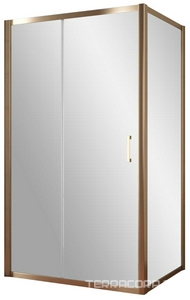 Душевое ограждение  TUR NOVO 120*90*2000 мм, профиль бронза, стекло прозрачное, ZZ Vegas Glass ZP+ZPV ZP+ZPV TUR NOVO 120*90 05 01