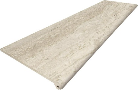 Ступени Exagres Marbles  Travertino Peldano Fiorentino 33x120 Серый 
