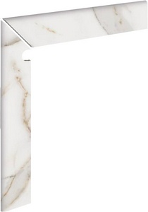 Crema Marfil Zanquin fiorentino izda (левый) 59.6x59.6x8 Exagres Marbles Бежевый 