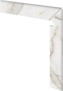 Crema Marfil Zanquin fiorentino dcha (правый) 59.6x59.6x8 Exagres Marbles Бежевый 
