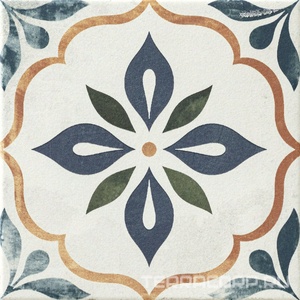Керамогранит APE Ceramica Cabanyal Roseta Blue 15x15 Комбинированный 