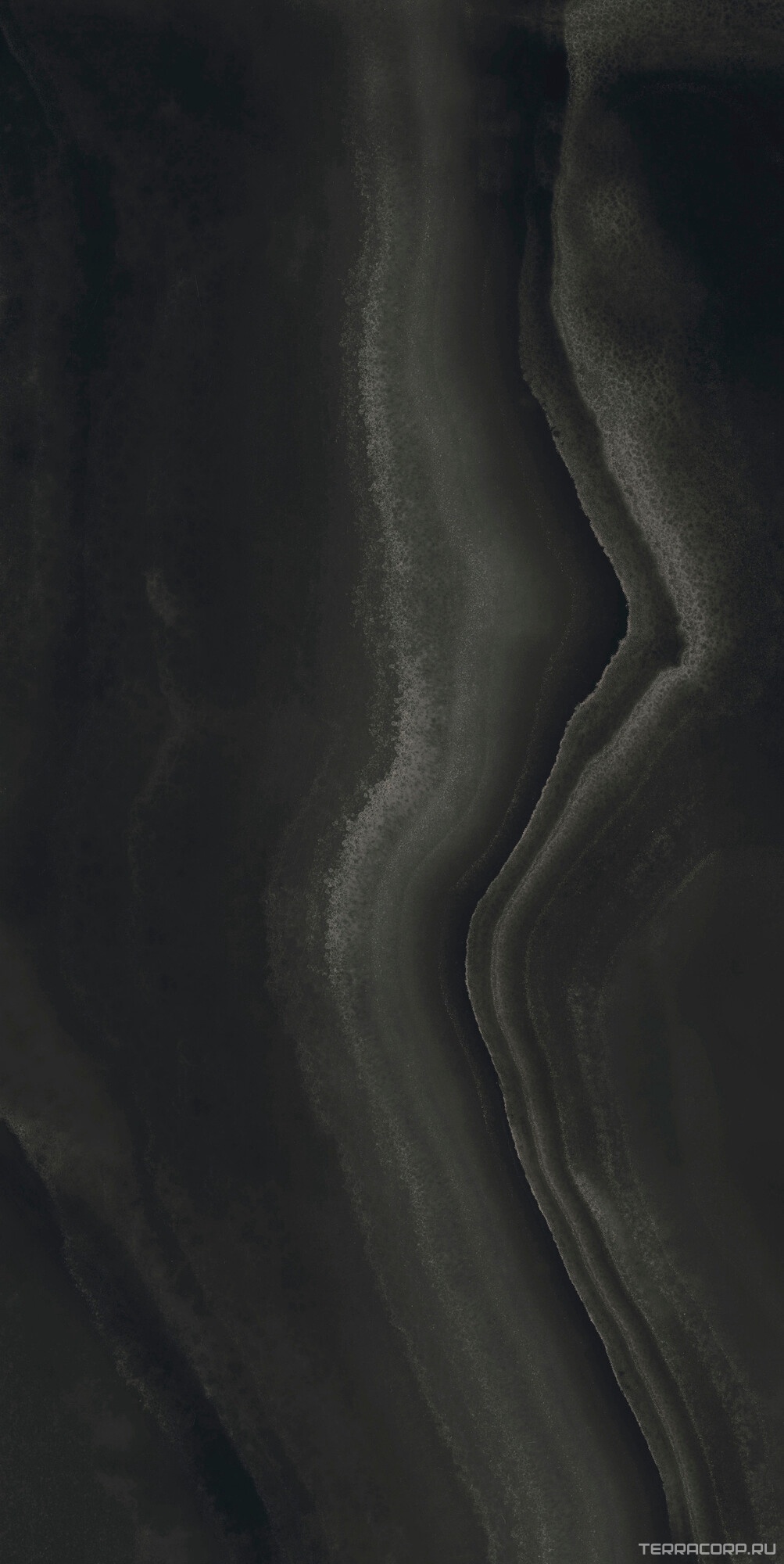 Керамогранит Florim Eccentric Lux Smoky Black Glossy 60x120 Черный, фото 6