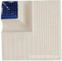 Угловой элемент Y16 бежевый-синий ZZ 11.5х11.5