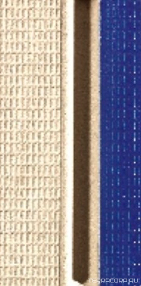 Керамогранит Porcelain Mosaic Swimming Pools Рукохват YC3-1 бежевый-синий 24.4х11.9 Комбинированный, фото 3