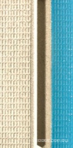 Керамогранит Porcelain Mosaic Swimming Pools Рукохват YC3A-1 бежевый-голубой 24.4х11.9 Комбинированный 