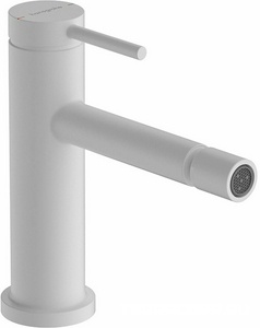 Смеситель для биде, с д/к, (цв.матовый белый),  ZZ Hansgrohe Tecturis S 73201700