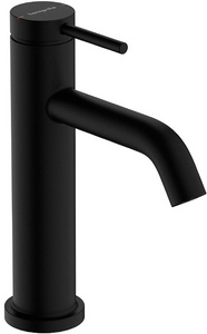 Смеситель для раковины, 110, с д/к, (цв.матовый черный),  ZZ Hansgrohe Tecturis S 73310670