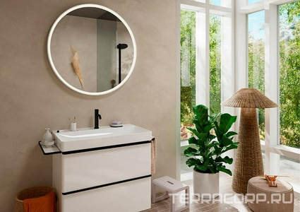 Смеситель для раковины, 110, с д/к, (цв.матовый черный),  ZZ Hansgrohe Tecturis S 73310670