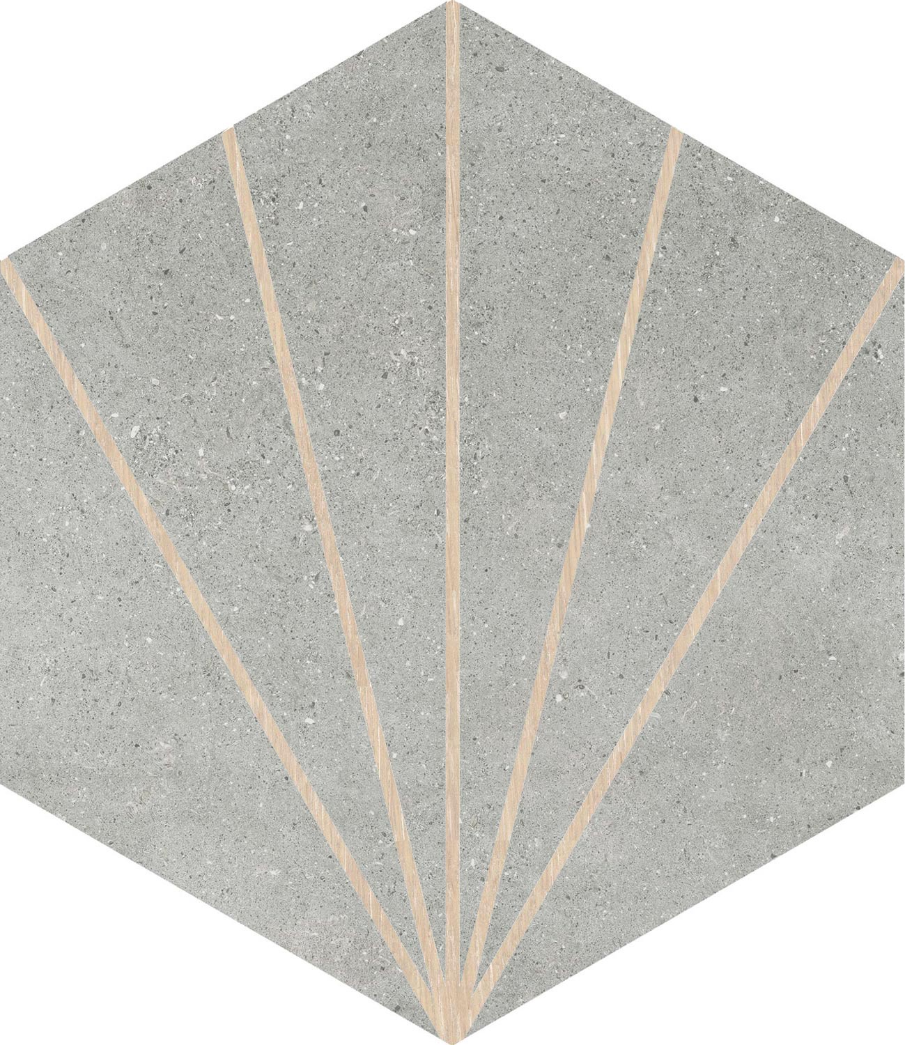 Керамогранит DNA Limestone Beams Grey 32x36.8 Комбинированный, фото 3