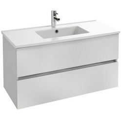 Тумба подвесная  под раковину, 2 ящика /10 /(белый глянцевый) (БЕЗ раковины), ZZ Jacob Delafon TOLBIAC EB2383-J5