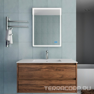 База под раковину подвесная, 2 выкатных ящика, 1006x460xh500мм, без раковины, (цв.C.Oak),  ZZ Vincea Gio VMC-2G100CO