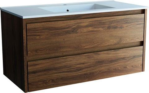 База под раковину подвесная, 2 выкатных ящика, 1006x460xh500мм, без раковины, (цв.C.Oak),  ZZ Vincea Gio VMC-2G100CO