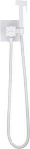 Смеситель-термостат совмещённый с гигиеническим душем: готовый комплект: лейка, шланг, скрытая часть, (цв.белый матовый), Wonzon & Woghand ZZ Wonzon & Woghand Универсал WW-88829910-MW