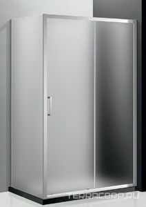Душевой уголок 1300(1280-1320)х900(880-900)хh1950мм, прямоугольный, правый/левый, (стекло текстурное Punto 6мм, фурн.цв.хром),  ZZ Cezares Molveno MOLVENO-AH-11-130/90-P-Cr