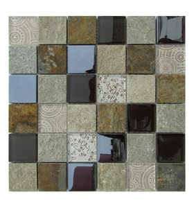 Мозаика Спектр-М Микс стекло Мозаика из стекла на сетке SK10-042 30x30 Комбинированный 