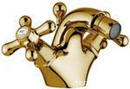 Смеситель для биде, с д/к, (цв. бронза),  ZZ Gaia Newport RB044 BR