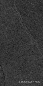 Керамогранит Lea Ceramiche Waterfall Dark Flow Nat RT 60x120 Черный 