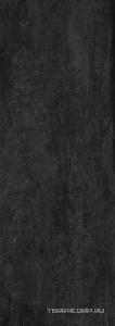 Керамогранит Laminam Rus Cementi Cemento Nero Bocciardato 5.6 mm  100x300 Черный 