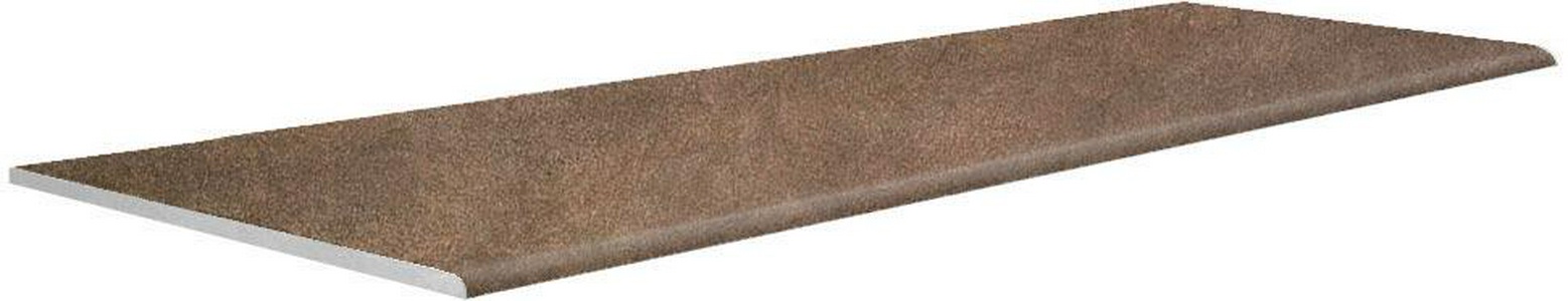 Ступени Kerama Marazzi Королевская дорога Ступень Техно Проходная  коричневый обрезной (n028155)ZZl30х119.5 Коричневый 