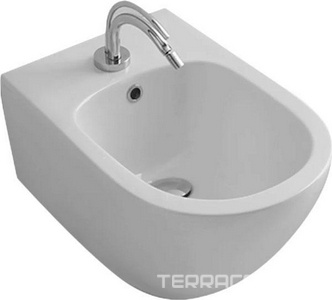 Биде подвесное 550х365см,  ZZ Kerasan Aquatech 372401