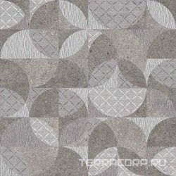 Фондамента серый декорированный обрезной ZZ |60х60