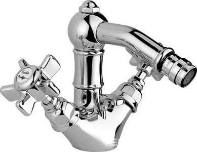 Смеситель для биде на 1 отв. с д/к (цв.Antique gold, ручки El Capitan),  ZZ Nicolazzi Tradizionale 1434 AG 69