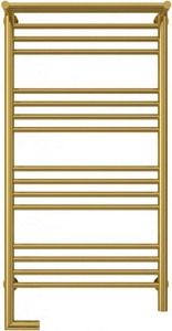 Полотенцесушитель " 2.0" 1000x500 мм + 1 полка.,  электрический, пульт управ. слева, в комплекте 4 телескоп.кроншт. цв.золото глянец ZZ Сунержа Богема 03-5206-1050