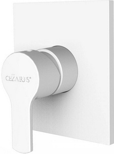 Смеситель для душа, встраиваемый в стену, (цв.белый матовый),  ZZ Cezares Ovest OVEST-DIM-BIO