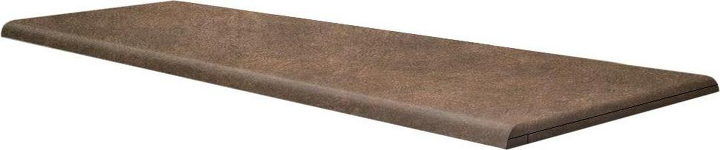 Ступени Kerama Marazzi Королевская дорога Ступень Техно Угловая Левая  коричневый (n028155)ZZ30х119.5 Коричневый 