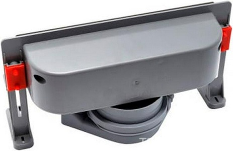 Дренажный канал 360мм, стеновой, готовый компл, сифон d50 выход вбок 48л/мин, ножки, решётка (цв.мат.хром),  ZZ Pestan Confluo Wall 13100060