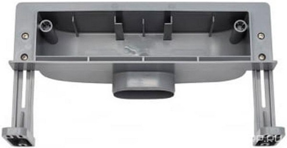 Дренажный канал 360мм, стеновой, готовый компл, сифон d50 выход вбок 48л/мин, ножки, решётка (цв.мат.хром),  ZZ Pestan Confluo Wall 13100060