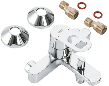Смеситель для ванны и душа , однорычажный, БЕЗ душ.гарн., хром Grohe BauLoop 23341000