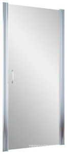Дверь в нишу , 80x190 см, универсальное, профиль глянцевый хром, стекло шиншилла  ZZ Vegas Glass EP EP 0080 08 02