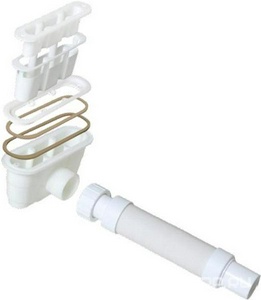 Сифон для душ.поддона из искуств.мрамора, универс., с гидрозатвором, обеспечивающий слив до 25л. воды в минуту, Cezares ZZ Cezares Универсал TRAY-AS-01