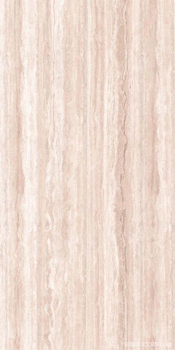 Керамогранит Ariostea Ultra Marmi Travertino Santa Caterina Prelucidato (Soft) 6 mm 75x150 Бежевый, фото 3