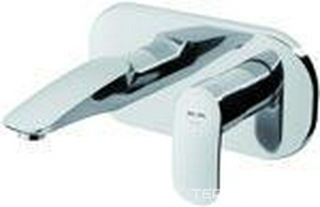 Смеситель для раковины однорычажный встраив. в стену на 2 отверстия, излив 181 мм, хром ZZ AMPM Sensation F3072200