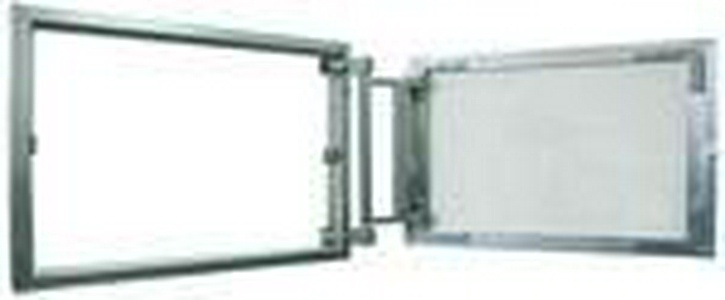 Люк сантехнический ревизионный  25(в)*70(ш) см, двухстворчатый, открывание нажатием, ключ для регулировки в комплекте ZZ Люкер AL-KR AL-KR 25/70