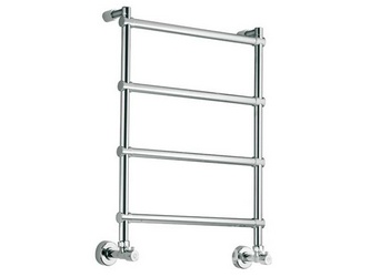 Полотенцесушитель 535хh726мм, 4 перекладины, д/подключ. к сист.ГВС или отоплению, INT 470, (цв.хром), краны, крепёж в компл., Margaroli 442 Sole ZZ