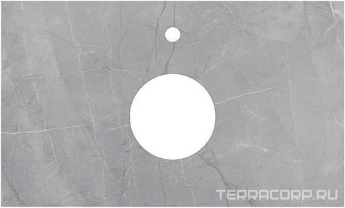 Cтолешница из плитки для мебели CANALETTO, 80x48 "Риальто серый", лаппатированный XX Kerama Marazzi Canaletto CN80.SG560702R