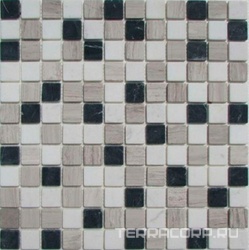 Мозаика из камня на сетке М20-201-23Т ZZ |30x30