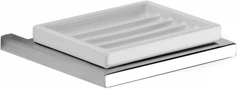 Мыльница настенная, (цв.хром, керамика),  ZZ IBB Xoni XO 01 CRO