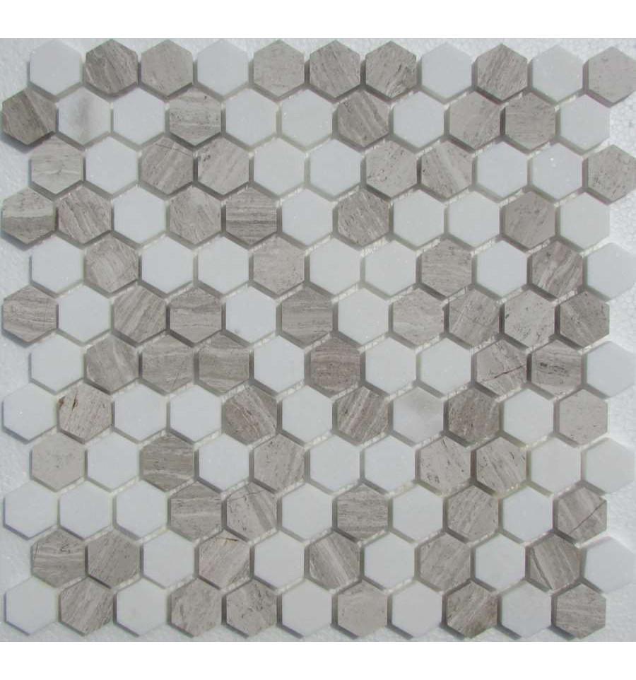 Мозаика Спектр-М Натуральный камень Мозаика из камня на сетке X21-010-P 29.5x28 Комбинированный, фото 3